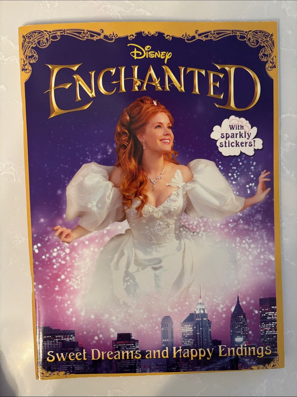 Disney Enchanted coloring Book with Amy Adams from 2007